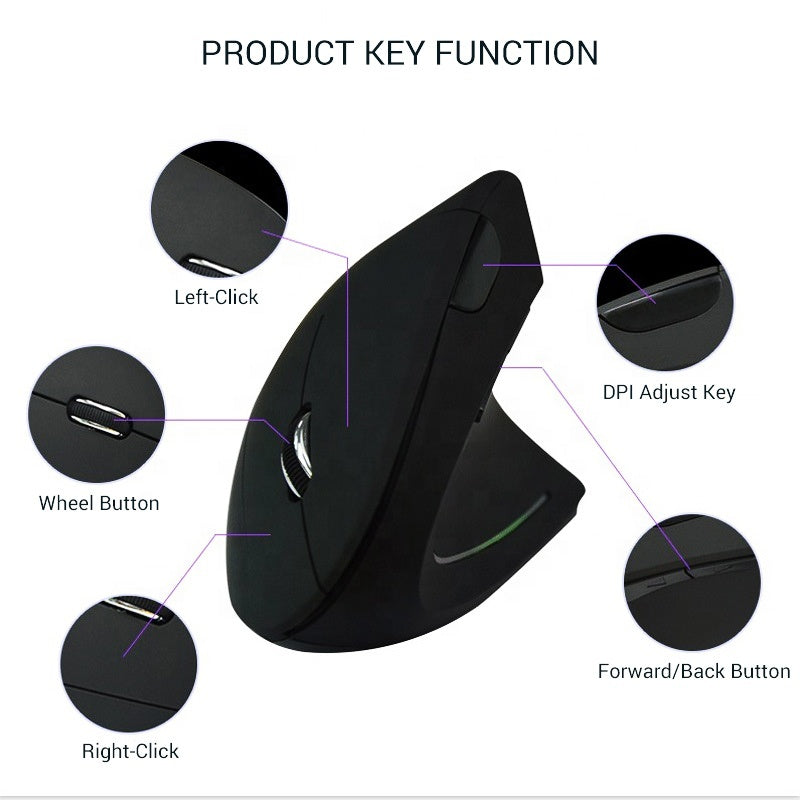 2.4G Wireless Vertical Mouse